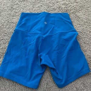 Lululemon Align Shorts 6” sz 6 Poolside Blue